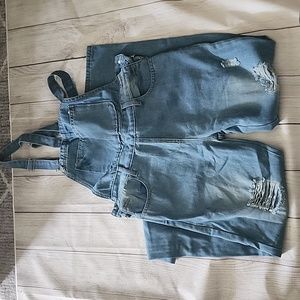 NWOT Boutique Women's Overalls size L
